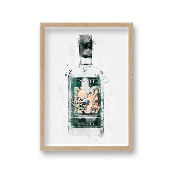 Gin Graphic Splash Print Sipsmith Inspired