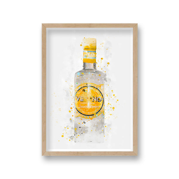 Gin Graphic Splash Print Verano Lemon Inspired