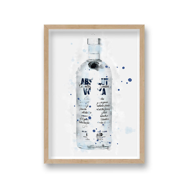 Spirit Graphic Splash Print Absolute Vodka Inspired