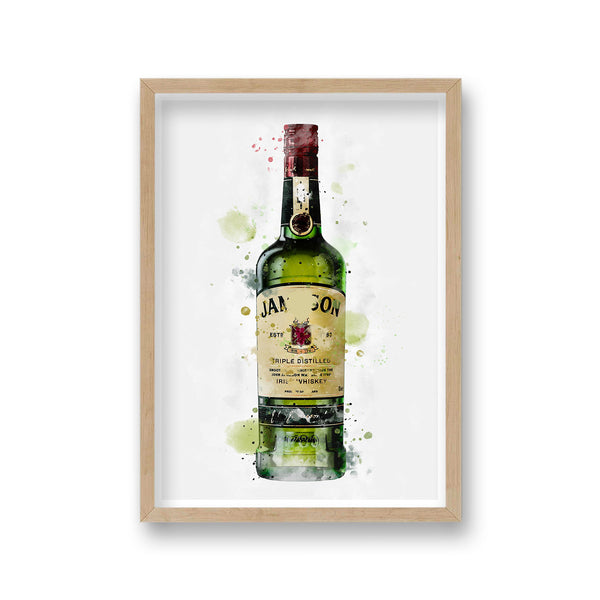 Spirit Graphic Splash Print Jameson Whisky Inspired
