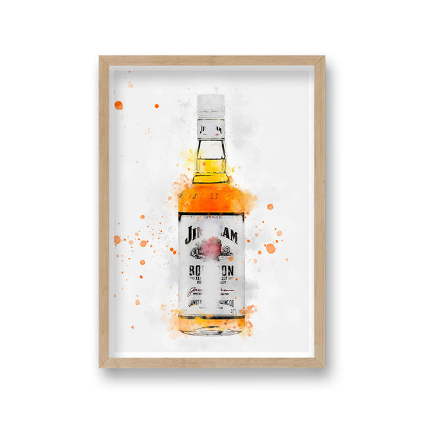 Spirit Graphic Splash Print Jim Beam Inspired
