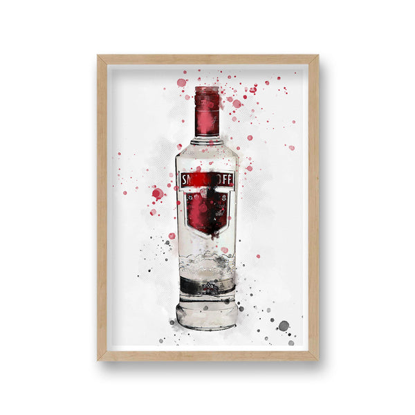 Spirit Graphic Splash Print Smirnoff Vodka Inspired