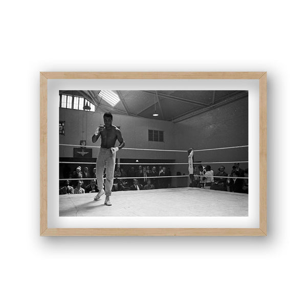 Ali Trains At White City London Before Fight With Henry Cooper 1966 Vintage Icon Print