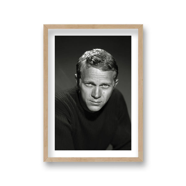 Steve Mcqueen Publicity Portrait Vintage Icon Print
