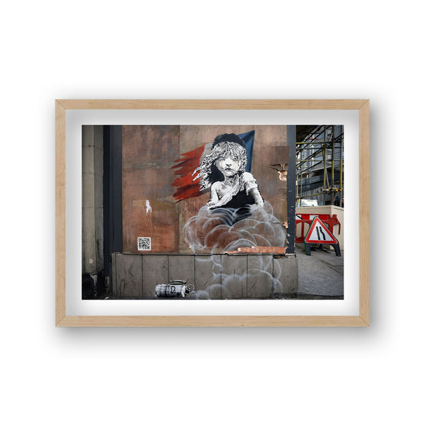 Banksy Print Vive La Revolution Gas Cannister