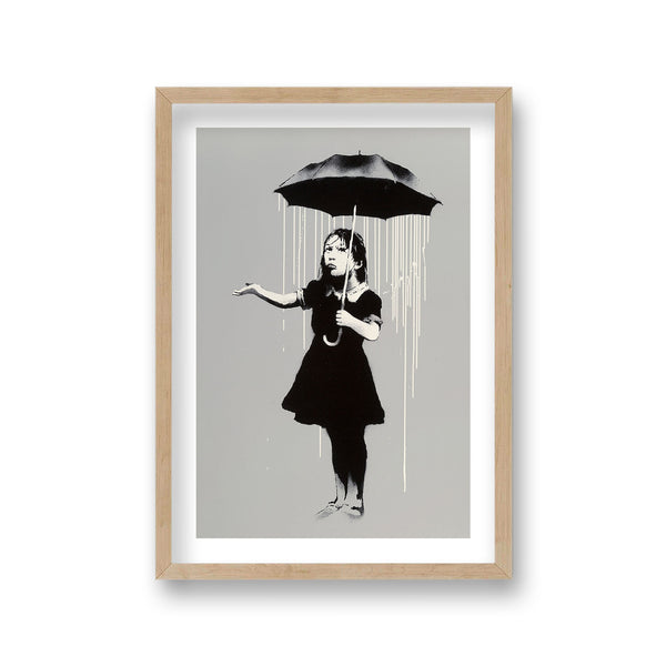 Banksy Print Is It Raining?