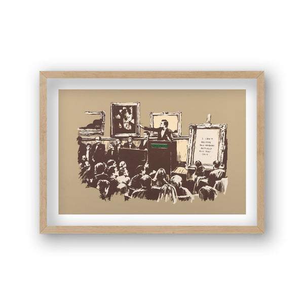 Banksy Print Art Morons