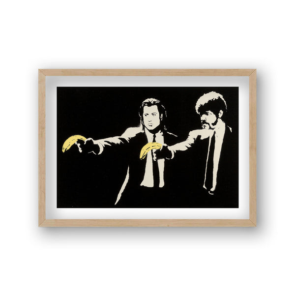 Banksy Print Pulp Fiction Bananas