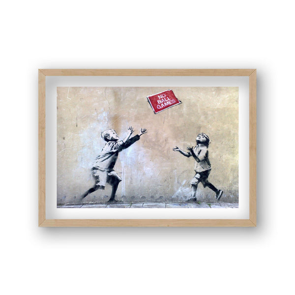 Banksy Print No Ball Games