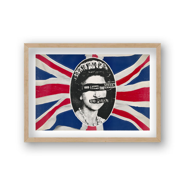 God Save The Queen Sex Pistols Art Print