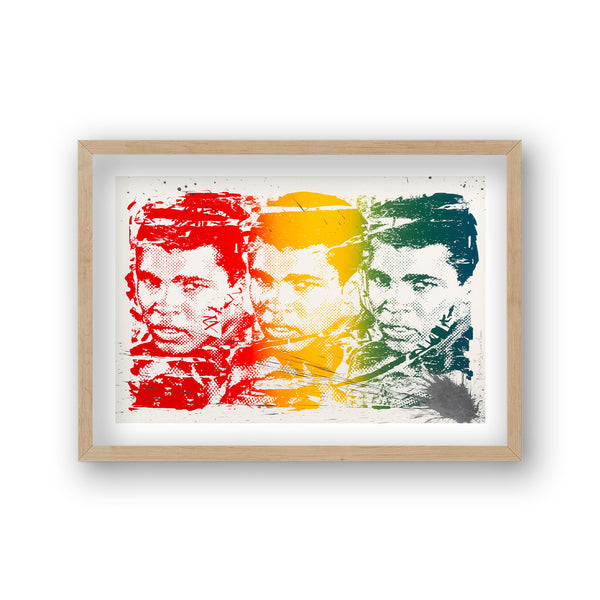 Pop Art Print Ali Tricolour