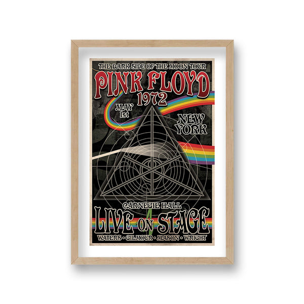 Pink Floyd Dark Side Of The Moon Vintage Tour Poster