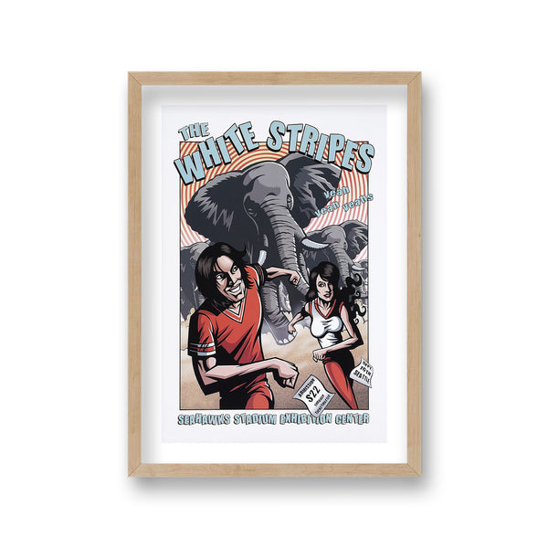 The White Stripes Vintage Music Poster