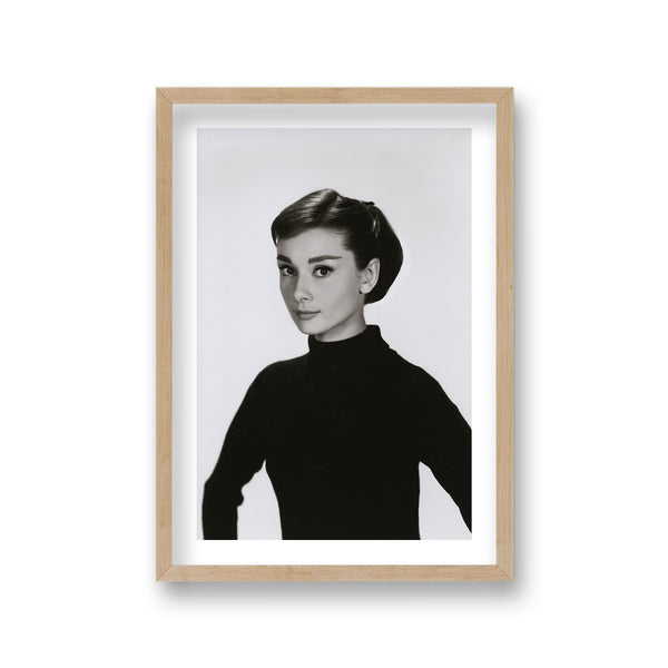 Audrey Hepburn Publicity Shot Funny Face 1957 Vintage Icon Print