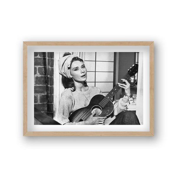 Audrey Hepburn Breakfast At Tiffanys Iconic Moon River 1961 Vintage Icon Print