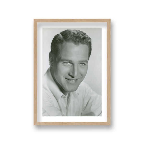 Paul Newman Portrait Photo Vintage Icon Print