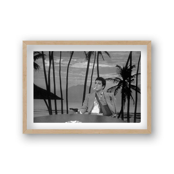 Al Pacino As Tony Montana Scene From Scarface Vintage Icon Print