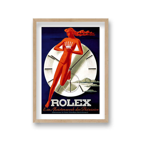 Rolex Vintage Advertising Print