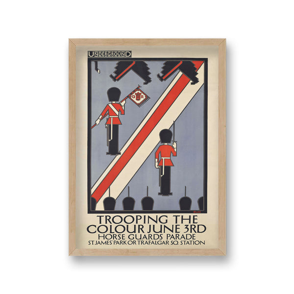 Undergound Trooping The Colour June 3Rd Graphic Soldiers From Behind