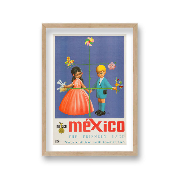Mexico The Friendly Land Boy & Girl Holding Hands
