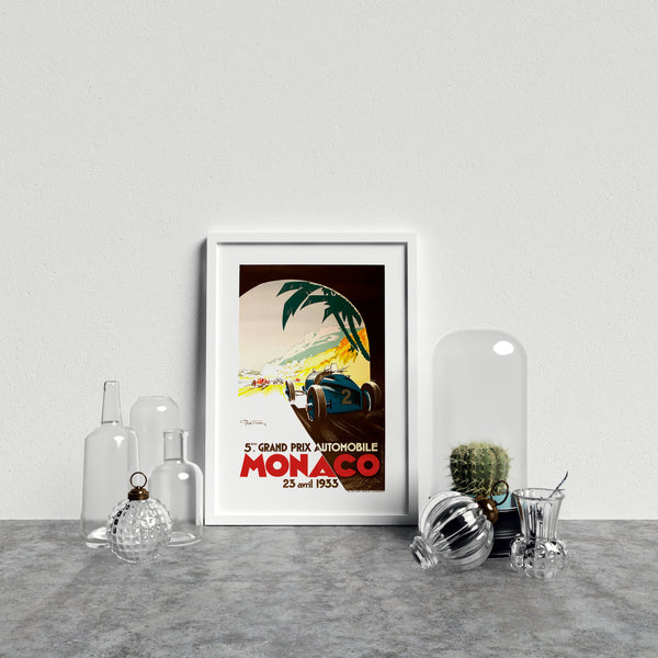 Retro Motor Racing Monaco Gp 1933