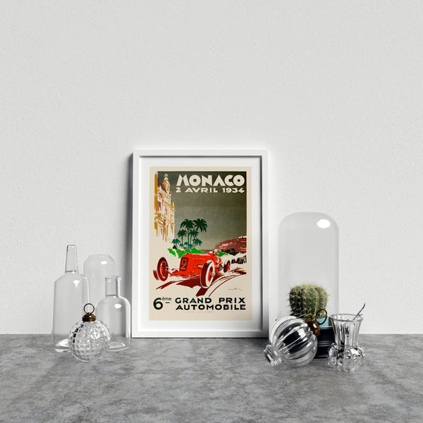Retro Motor Racing Monaco Gp 1934