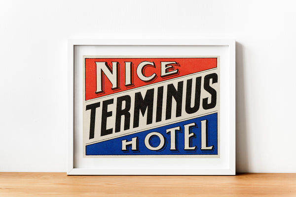 Retro Sign Terminus Hotel Nice