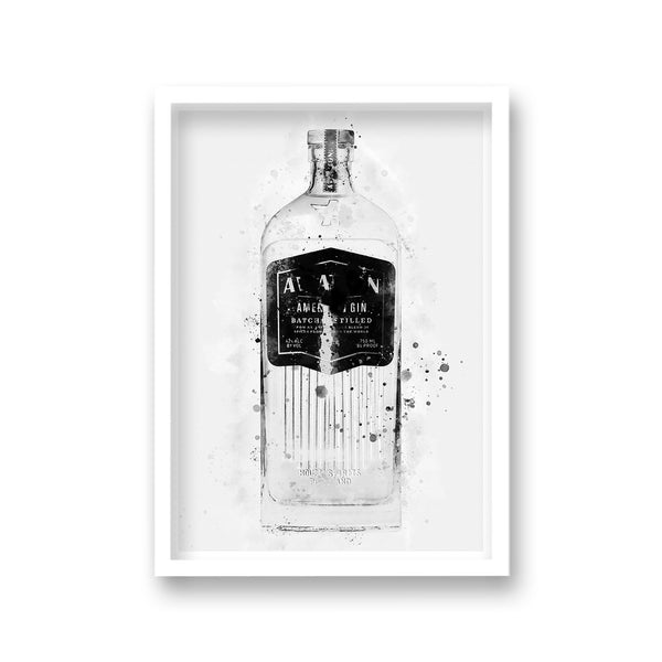 Gin Graphic Splash Print Aviation Inspired