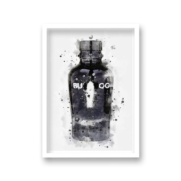 Gin Graphic Splash Print Bulldog Inspired