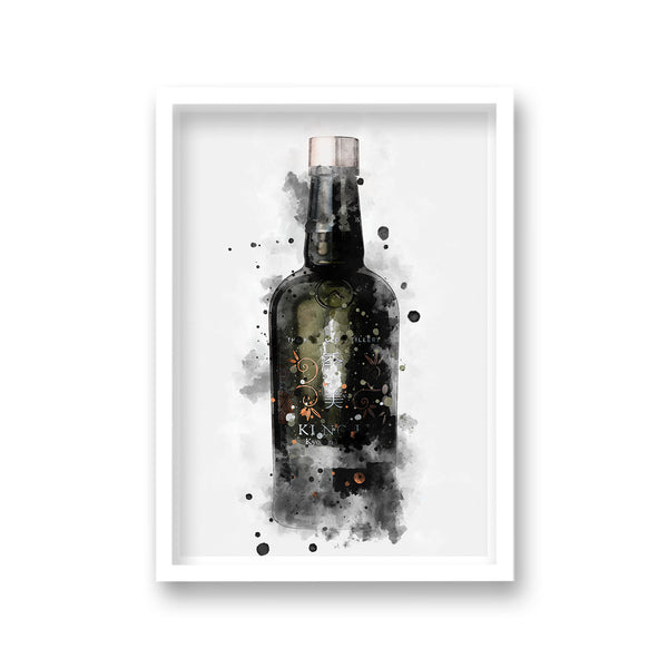 Gin Graphic Splash Print Ki No Bi Inspired