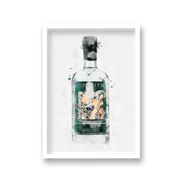 Gin Graphic Splash Print Sipsmith Inspired