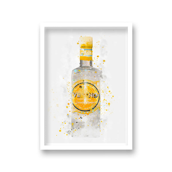 Gin Graphic Splash Print Verano Lemon Inspired