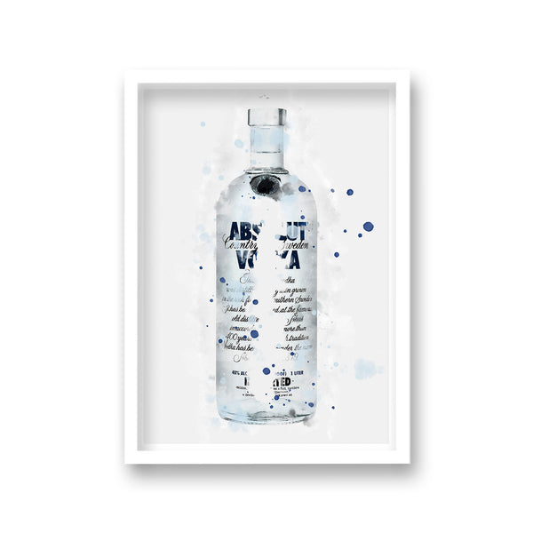Spirit Graphic Splash Print Absolute Vodka Inspired
