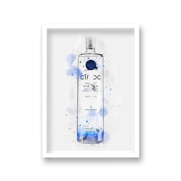Spirit Graphic Splash Print Ciroc Vodka Inspired