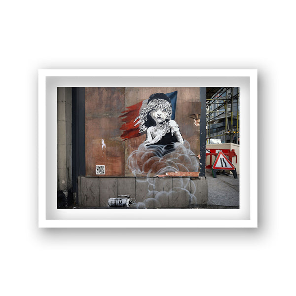 Banksy Print Vive La Revolution Gas Cannister