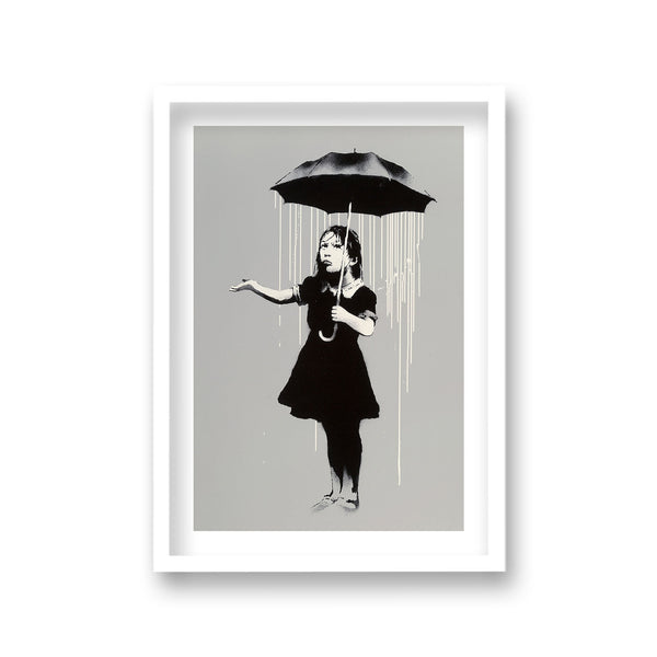 Banksy Print Is It Raining?