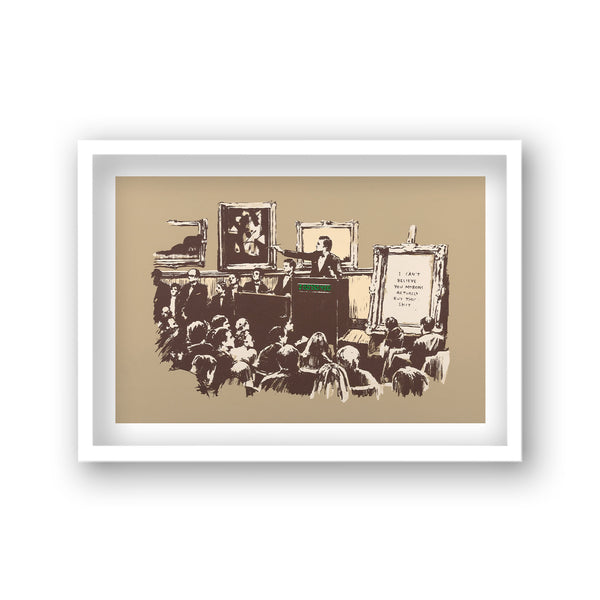 Banksy Print Art Morons