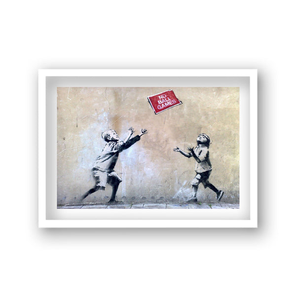 Banksy Print No Ball Games