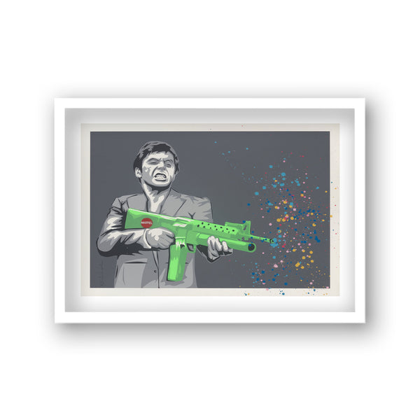 Pop Art Print Scarface Paintball