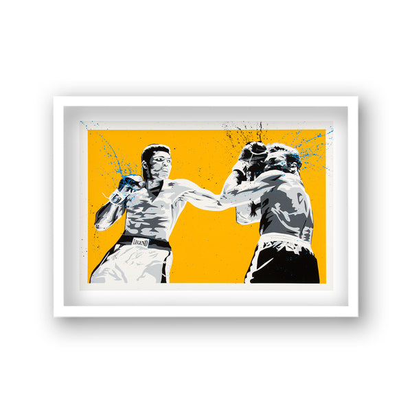 Pop Art Print Ali Paint Punch Yellow