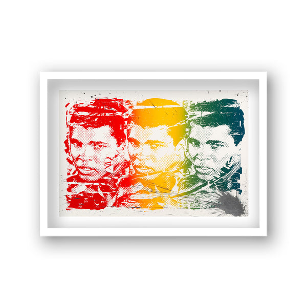 Pop Art Print Ali Tricolour
