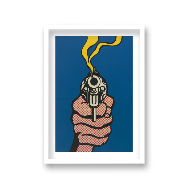 Vintage Pop Art Smoking Gun