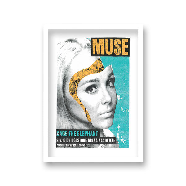 Muse Live Concert Nashville Vintage Music Poster