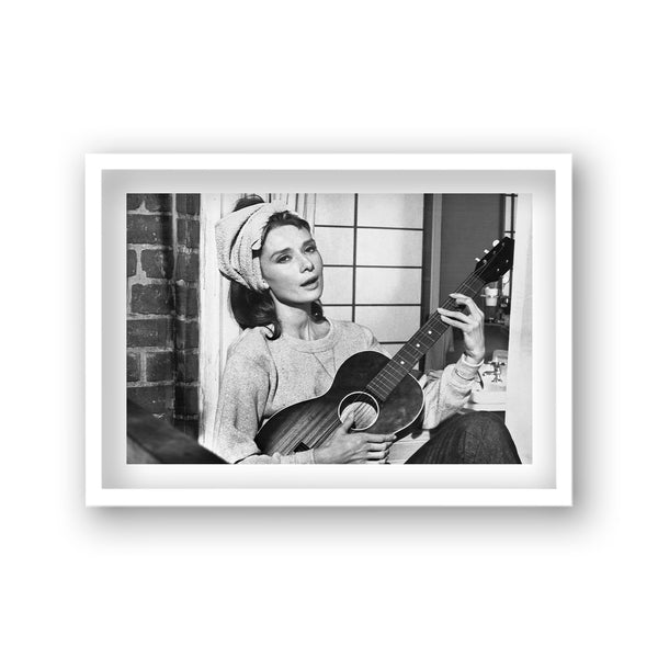Audrey Hepburn Breakfast At Tiffanys Iconic Moon River 1961 Vintage Icon Print