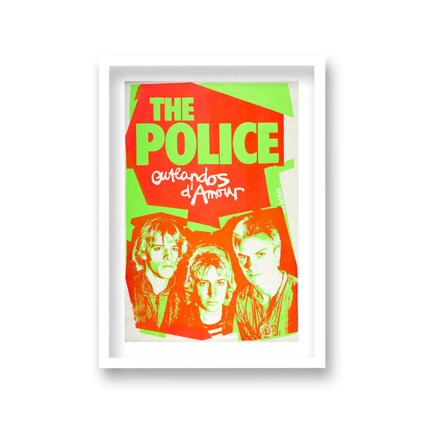 The Police Outlandos D'Amour Lime Green And Orange