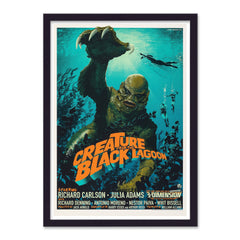 Creature From The Black Lagoon Reimagined Movie Poster