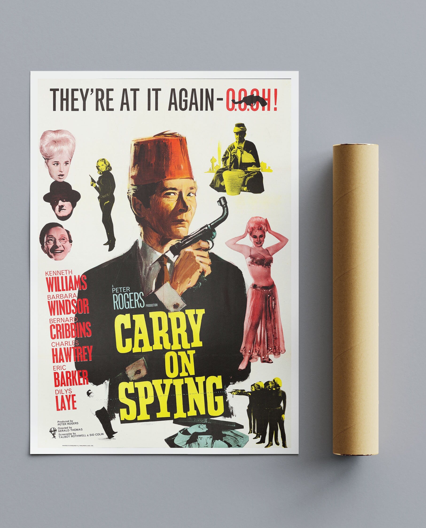 Vintage Movie Carry On Spying No1