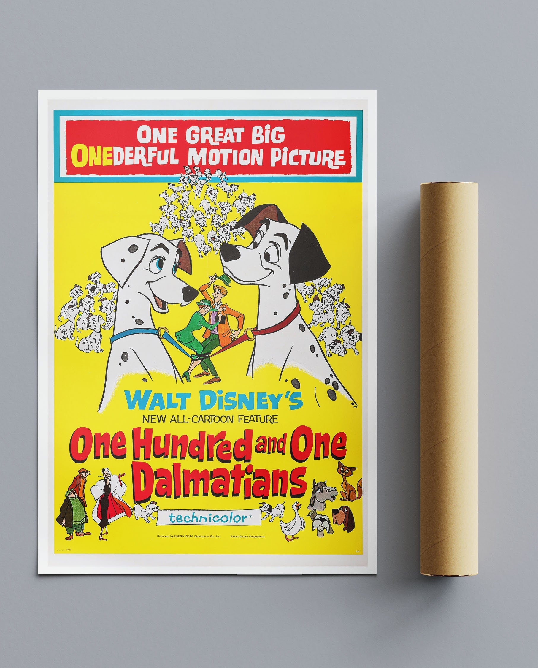 Vintage Movie One Hundred And One Dalmations No1