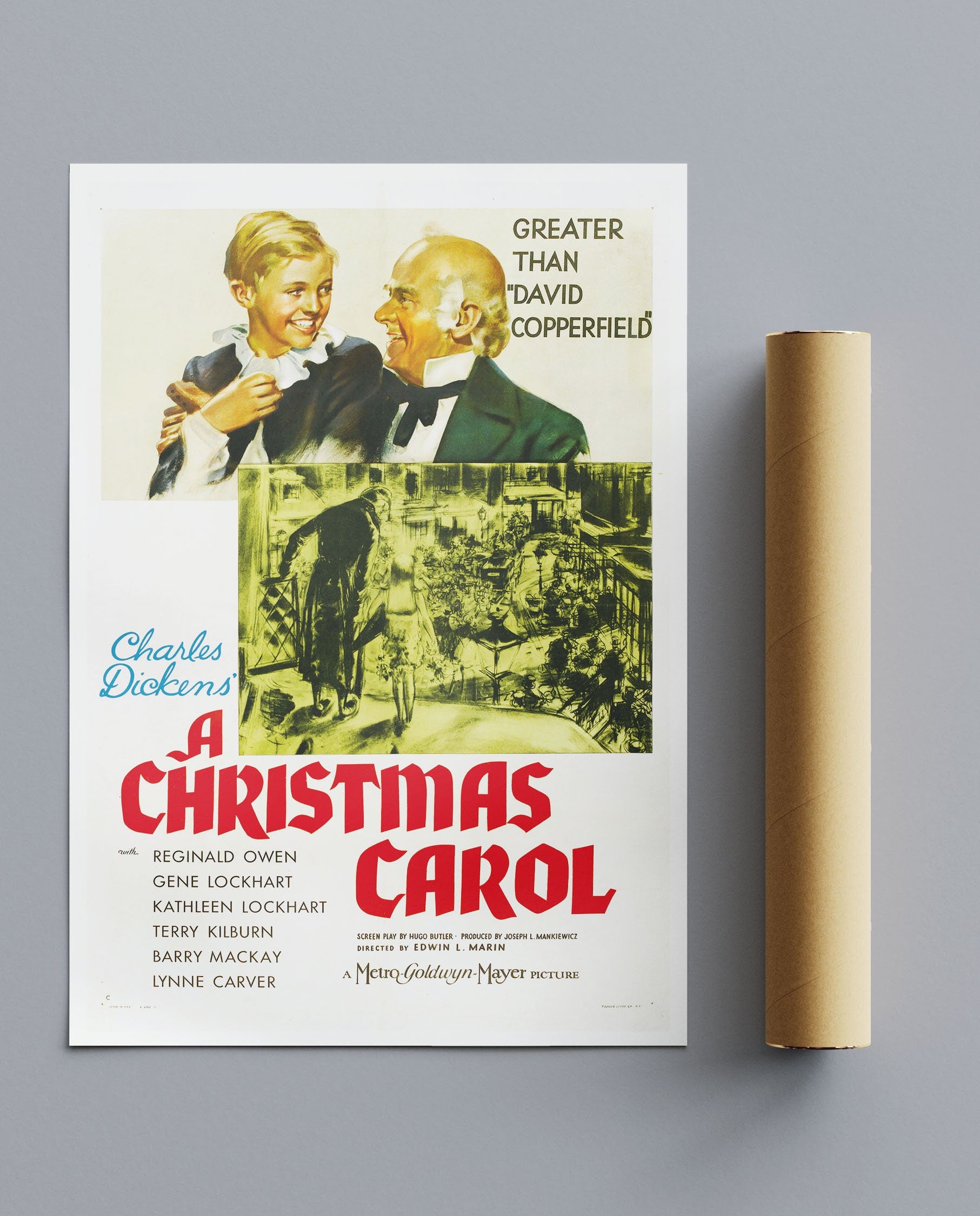 Vintage Movie A Christmas Carol No1