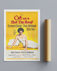 Vintage Movie Print Cat On A Hot Tin Roof